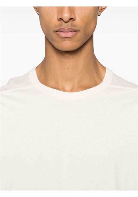 Beige short-sleeved T-shirt Rick owens - men RICK OWENS | RU01E5274JNC21